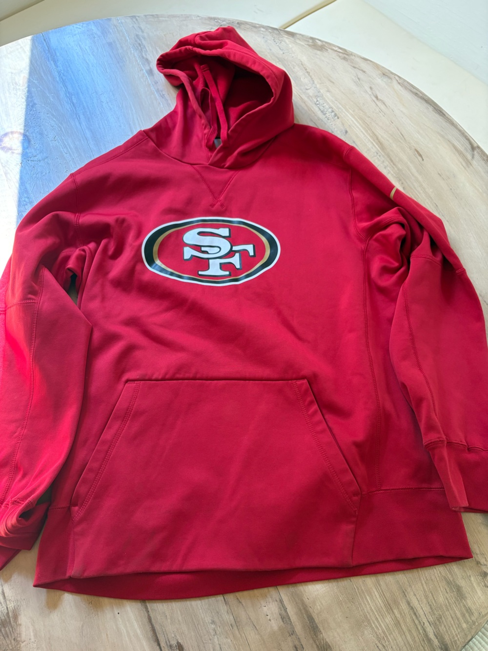 Nike Red Therma-FIT Hoodie 49ers SF